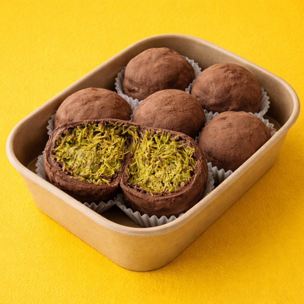 Choco Matcha Chewy Ball (6 Pack)